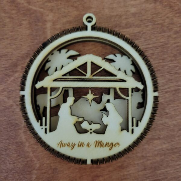 Christmas Ornament - Manger scene