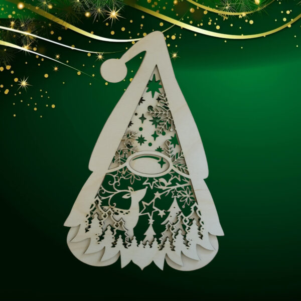Gnome Christmas Lantern - Image 3