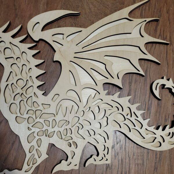 Wood Dragon Wall Art - Image 5