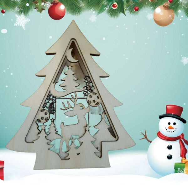 Tree Christmas Lantern - Image 2