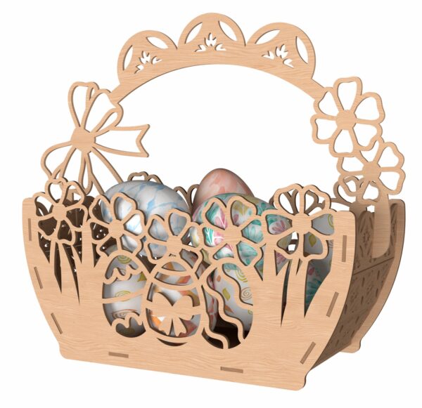 Elegant Easter Display Basket - Image 2
