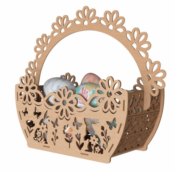 Elegant Easter Display Basket