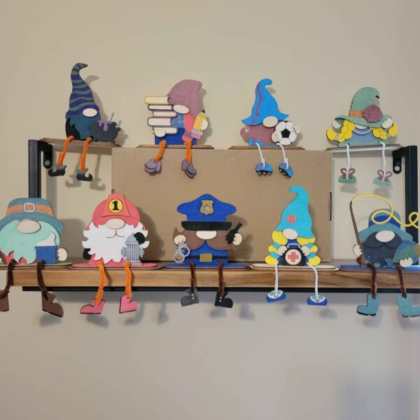 Shelf Edge Gnome Craft Kits – 10 Unique Variations