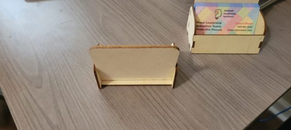 Personalized Laser Cut Business Card Holder - Image 3